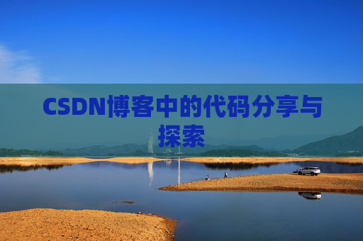 CSDN博客中的代码分享与探索